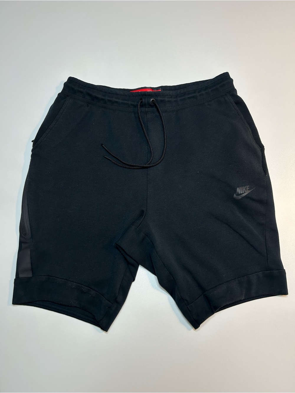 Nike Sportswear Tech Fleece Zipper Pocket Athleisure Sweat Shorts Black